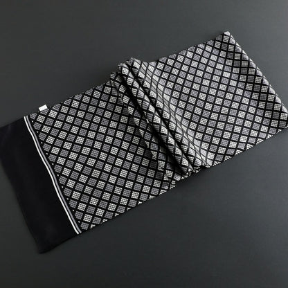 100% Natural Silk Double Layer Cravat Men's Silk Printed Long Scarf Premium Gift for Men 28x160cm