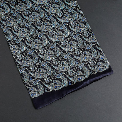 100% Natural Silk Double Layer Cravat Men's Silk Printed Long Scarf Premium Gift for Men 28x160cm