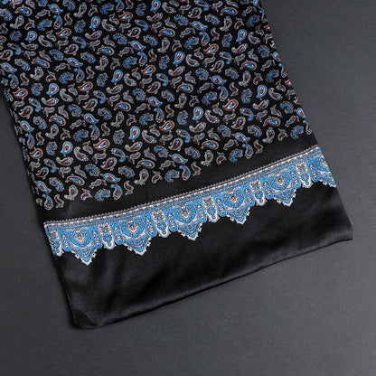 100% Natural Silk Double Layer Cravat Men's Silk Printed Long Scarf Premium Gift for Men 28x160cm