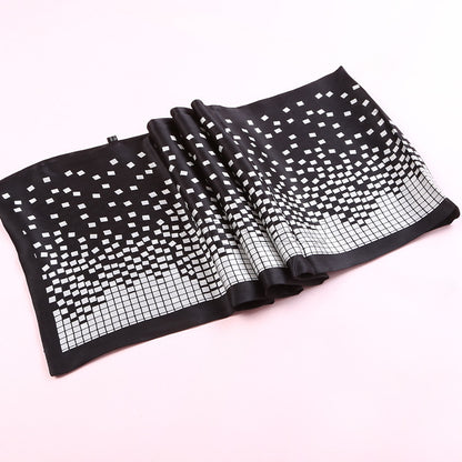 100% Natural Silk Double Layer Cravat Men's Silk Printed Long Scarf Premium Gift for Men 28x160cm