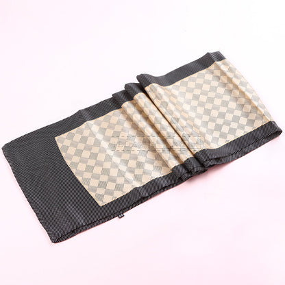 100% Natural Silk Double Layer Cravat Men's Silk Printed Long Scarf Premium Gift for Men 28x160cm