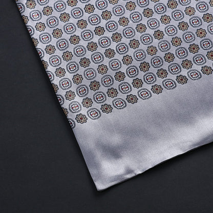 100% Natural Silk Double Layer Cravat Men's Silk Printed Long Scarf Premium Gift for Men 28x160cm