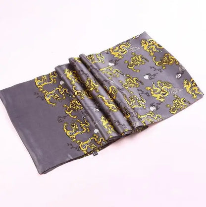 100% Natural Silk Double Layer Cravat Men's Silk Printed Long Scarf Premium Gift for Men 28x160cm