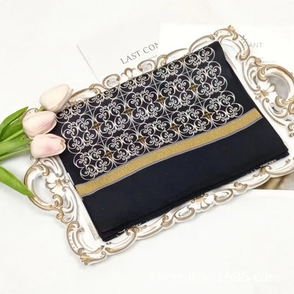 [BYSIFA] Male Silk Scarves Fall Winter 100% Silk Men Beige Khaki Long Scarf Accessories Spring Handsome Scarf Cravat160*26cm