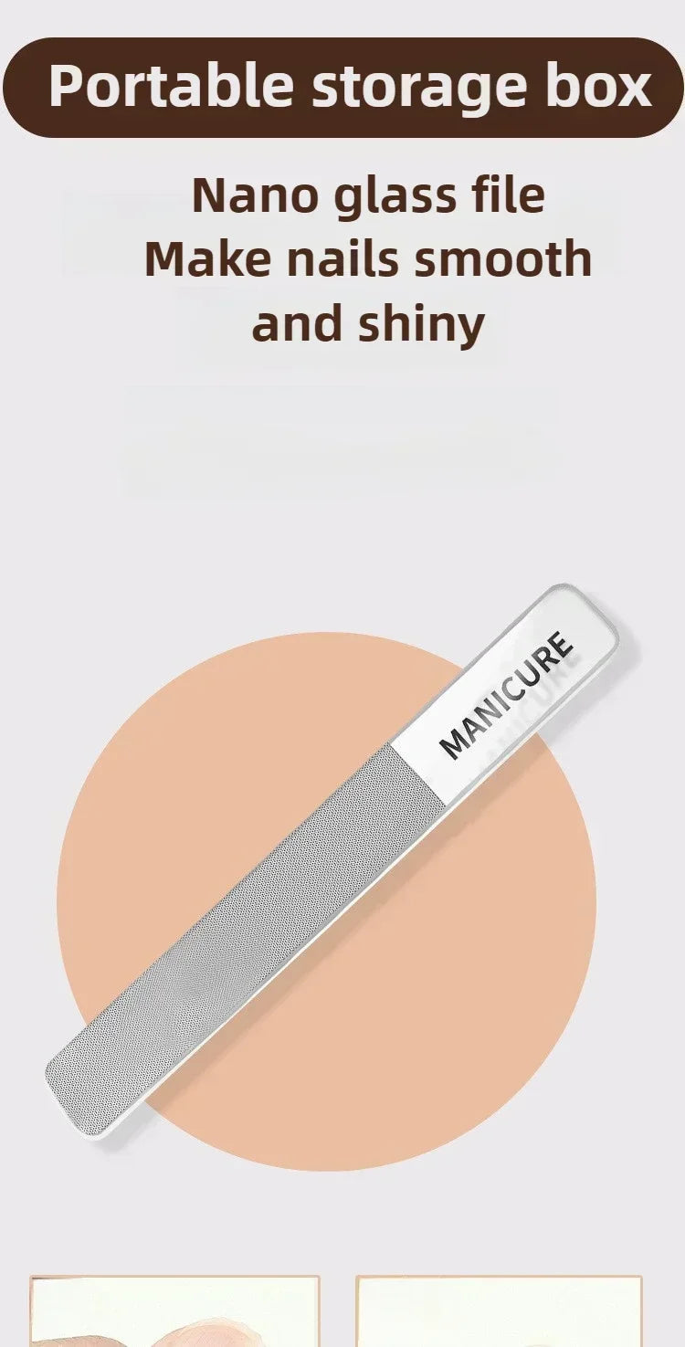 ‌Manicure Kit Stainless Steel Sharp Durable All in One Nail Tools Portable Nail Clipper Set‌