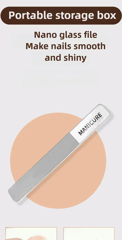 ‌Manicure Kit Stainless Steel Sharp Durable All in One Nail Tools Portable Nail Clipper Set‌