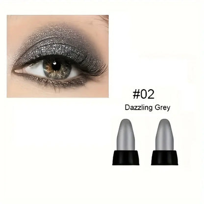 16 Colors Pearlescent Eyeliner, Color Glitter Waterproof Long-Lasting Eye Makeup Non-smudge Eyeliner