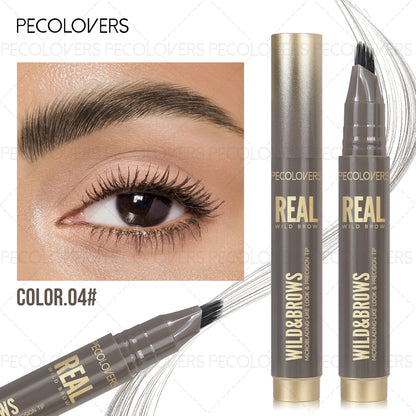 1PC Multifunctional Liquid Eyebrow Pencil/hair Dye Pencil-Waterproof, Hairline Filling, Beard Coloring, Christmas/Halloween Gift