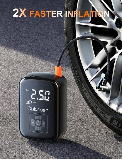 1pc Car Wireless Air Pump 150PSI Portable Electric Tire Inflation For Car Bicycle Motorcycle Air Compressor Inflator US Shipping