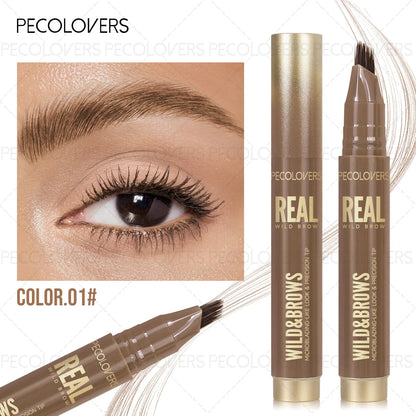 1PC Multifunctional Liquid Eyebrow Pencil/hair Dye Pencil-Waterproof, Hairline Filling, Beard Coloring, Christmas/Halloween Gift