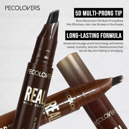 1PC Multifunctional Liquid Eyebrow Pencil/hair Dye Pencil-Waterproof, Hairline Filling, Beard Coloring, Christmas/Halloween Gift