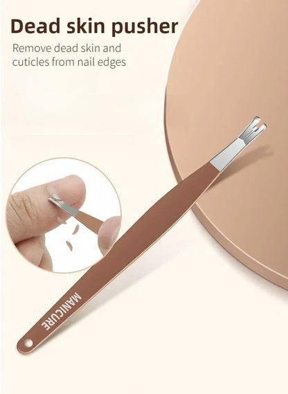 ‌Manicure Kit Stainless Steel Sharp Durable All in One Nail Tools Portable Nail Clipper Set‌