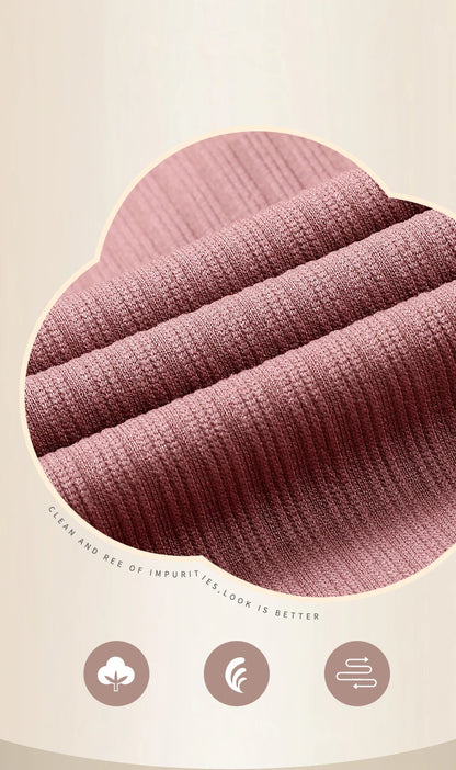 1 Set Warm Thermal Underwear Sexy Ladies Intimates Long Johns Women Shaped Sets Female Middle Collar Thermal Shaping Clothes