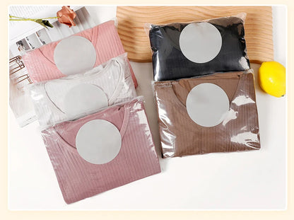 1 Set Warm Thermal Underwear Sexy Ladies Intimates Long Johns Women Shaped Sets Female Middle Collar Thermal Shaping Clothes