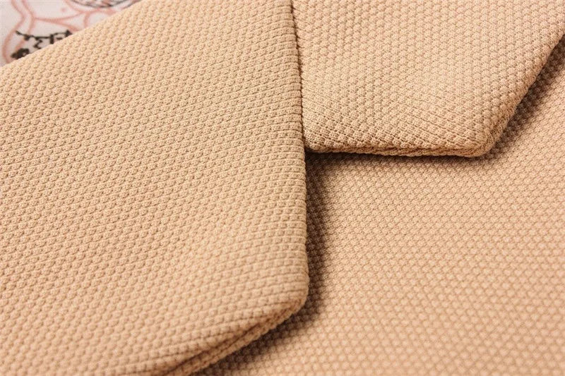 2024 Men Slim fit New Fashion Blazer Suit Jacket Black Blue Red Plus size L to 5XL Male Blazers Mens Coat Wedding Dress