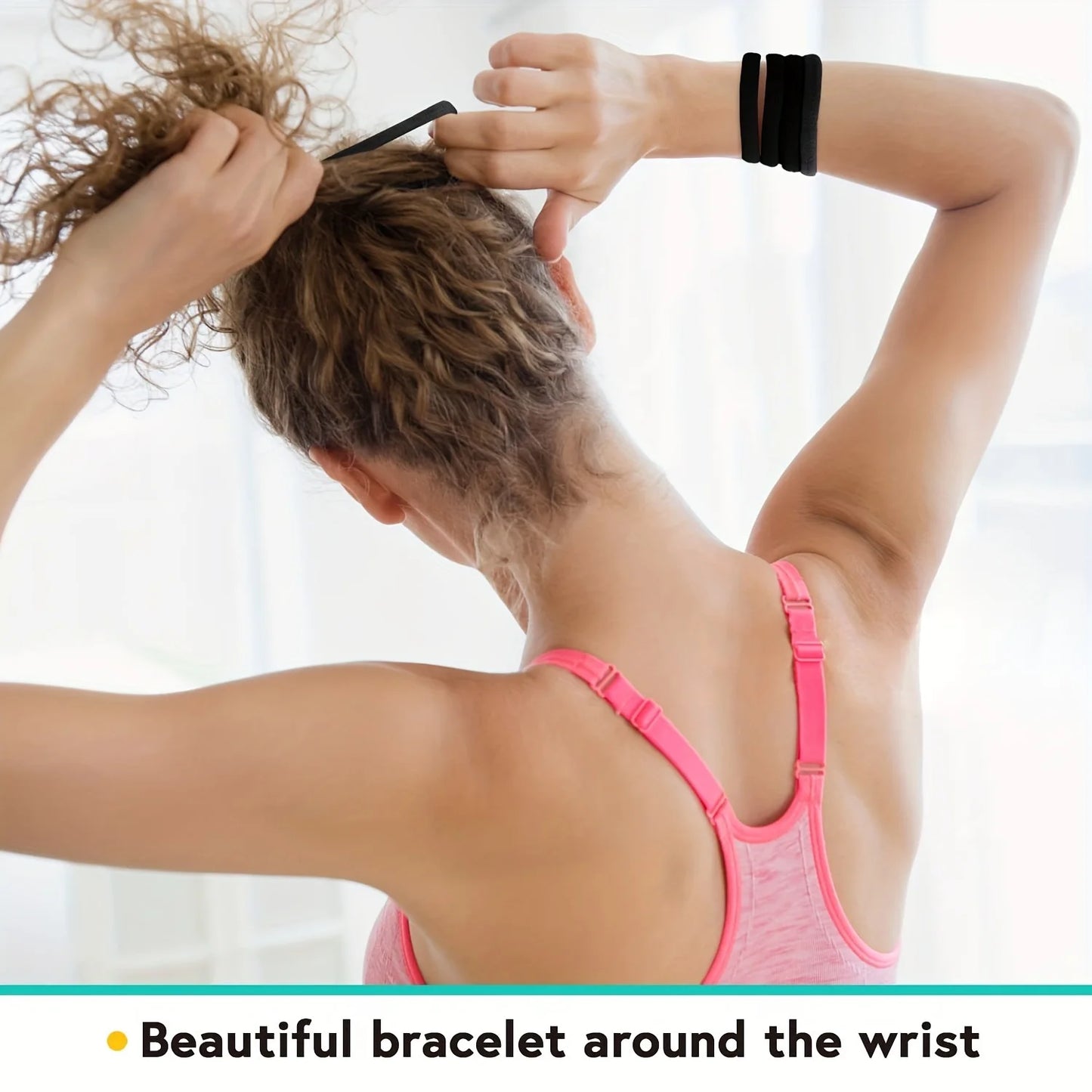 20/50/100pcs Four seasons Elastic Hair Bands Girls 4CM Sweets Scrunchie Rubber Band Hair Ties Clips Headband Hair Accessories